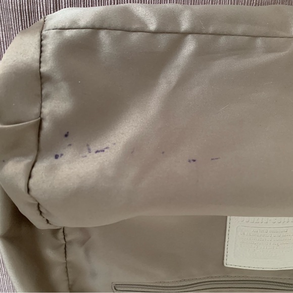 Coach Alexandra (F17566) Ivory Two Way Shoulder Bag Pebbled Leather - Picture 12 of 12